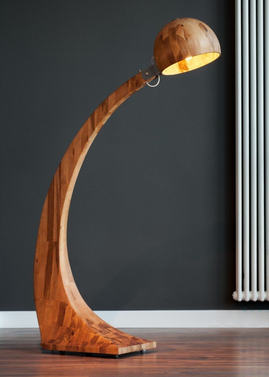 Дизайнерские светильники из дерева