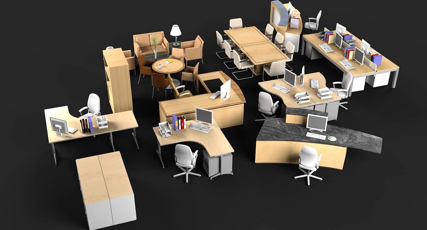 Офис 3 10. Office 3d модель sverxu. 3д модель мебели. Макет офиса. Моделирование мебели.