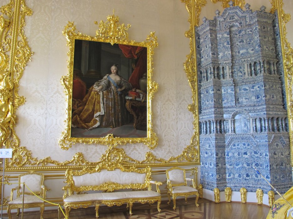 Тронный зал Екатерининского дворца в Царском селе