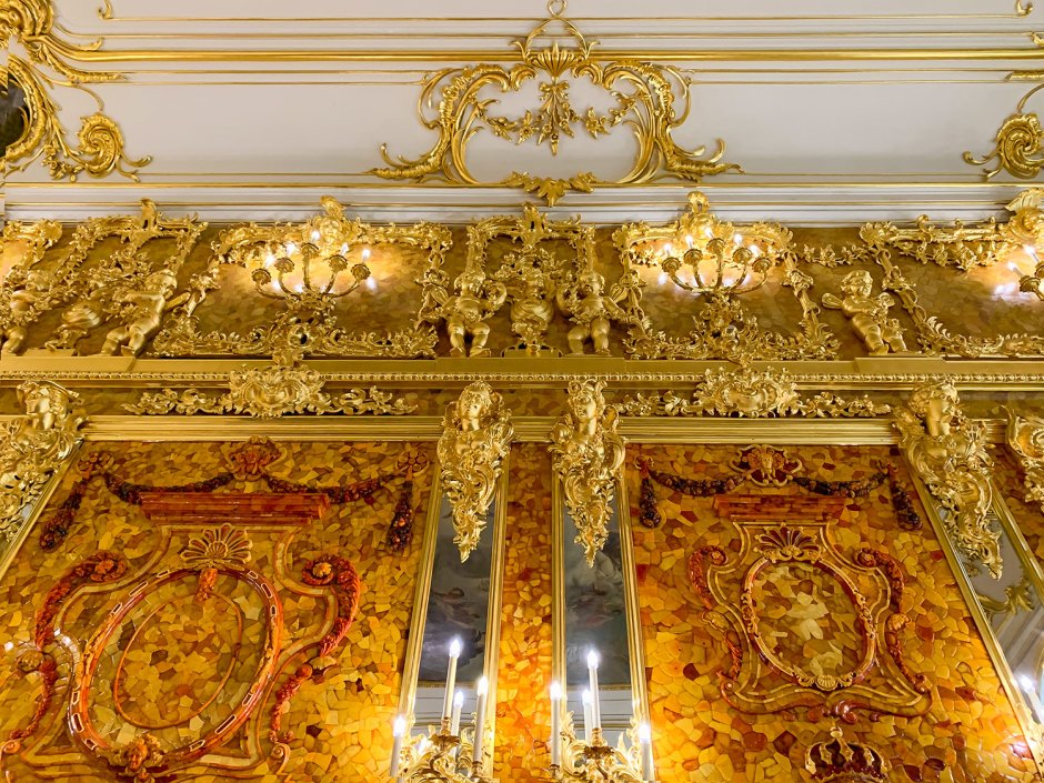 Александровский дворец Янтарная комната