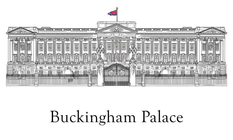 Западный фасад Букингемского дворца