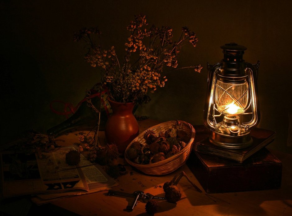 Первая керосиновая лампа 1853