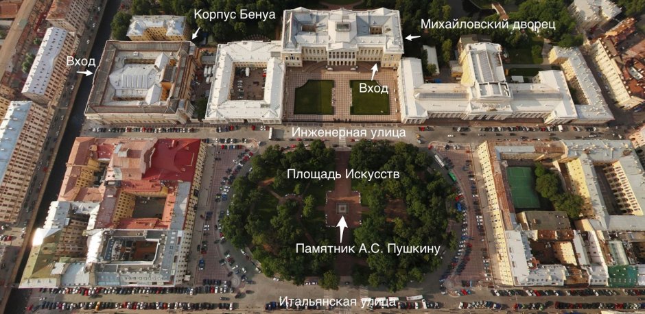Росси Архитектор Михайловский дворец