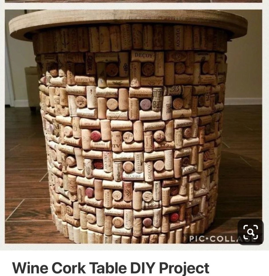 Мебель из пробок от вина