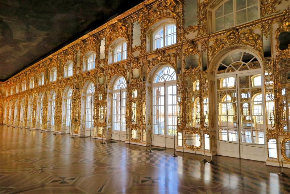 Большой Екатерининский дворец Пушкин внутри