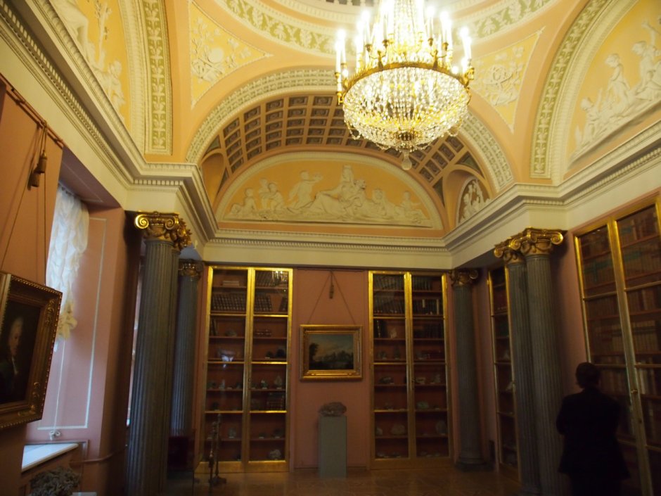 Строгановский дворец в Санкт-Петербурге большой кабинет