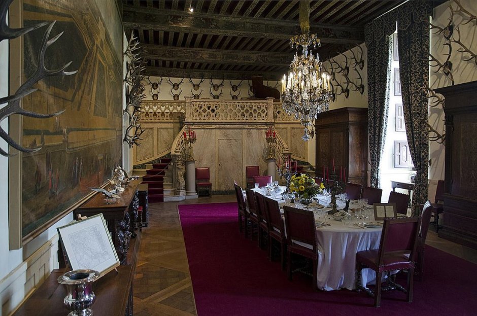 Замок Кинель комнаты Франция