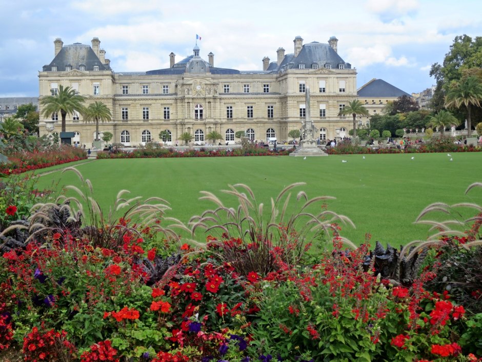 Люксембургский сад и дворец Франция