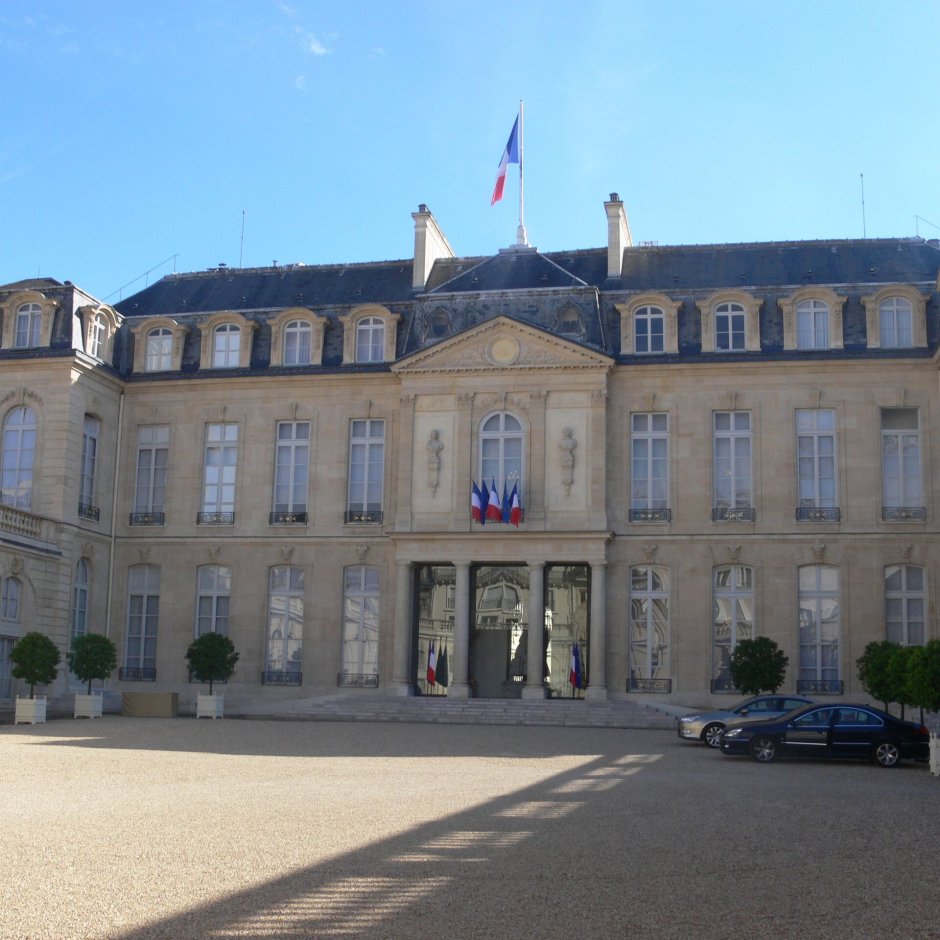 Белый дом во Франции Елисейский дворец