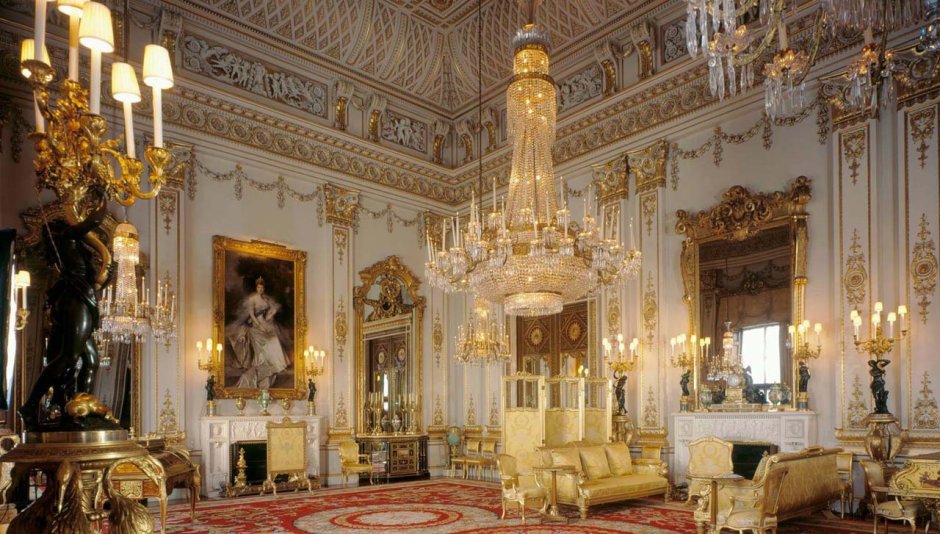 Убранство Букингемского дворца