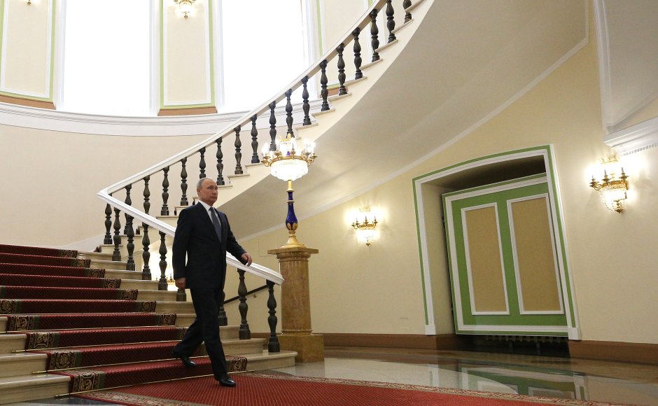 Резиденция президента России в Кремле внутри