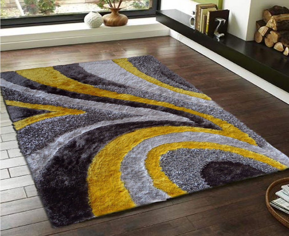 Ковер Gray and Yellow Rug