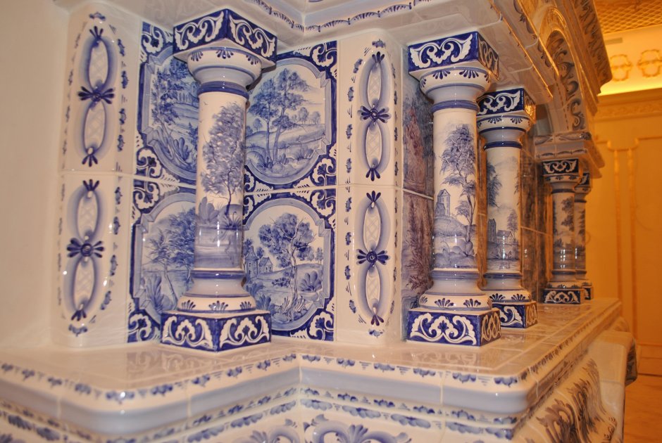 Большая морская изразцовые печи