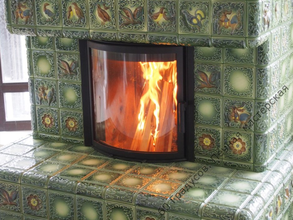 Камин изразцовый «Гефест»