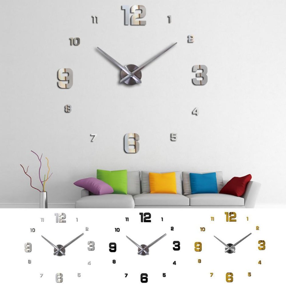 Часы настенные кварцевые DIY Clock 12s003