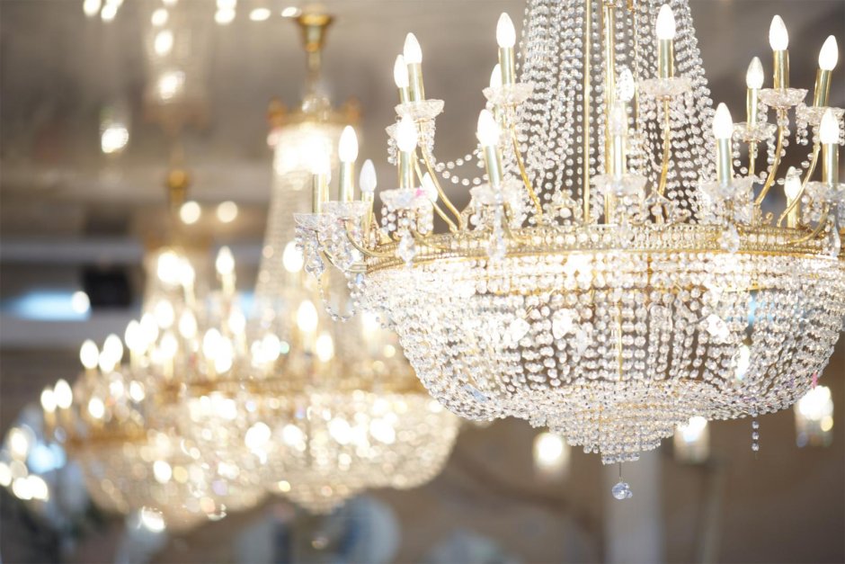 Люстра led Round Crystal Chandelier