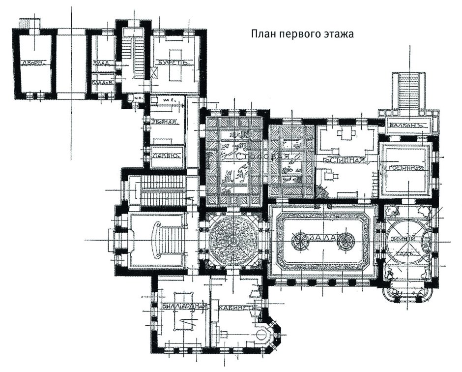 Особняк Кшесинской в Петербурге план