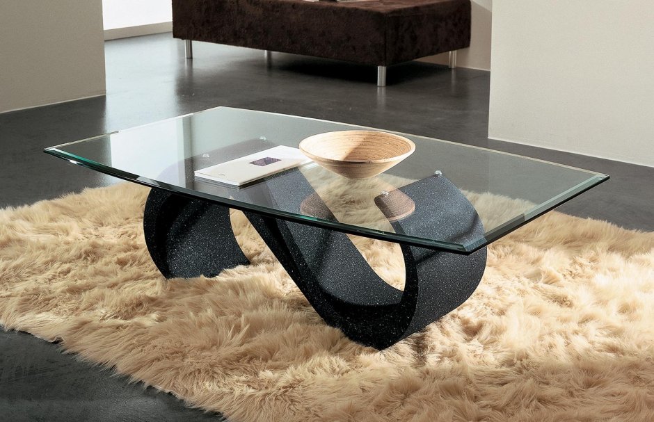 Столик кофейный со стеклянной столешницей диаметр 45