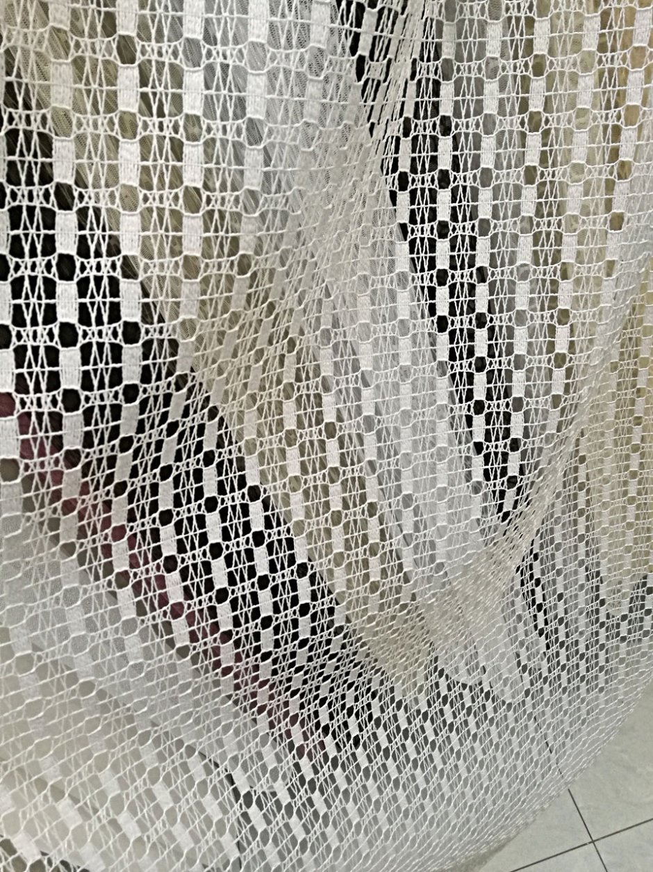 Комплект штор ТД текстиль Lace 1 180х300см, серый
