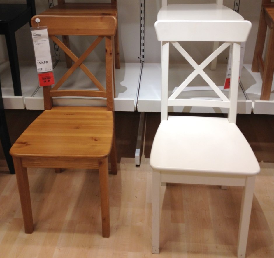 Стул ikea Ингольф дерево