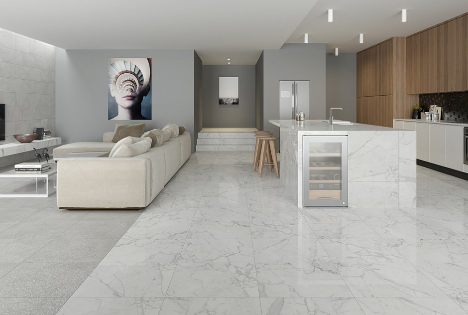 Marble trend керамогранит k-1001/Mr/60x60 Calacatta