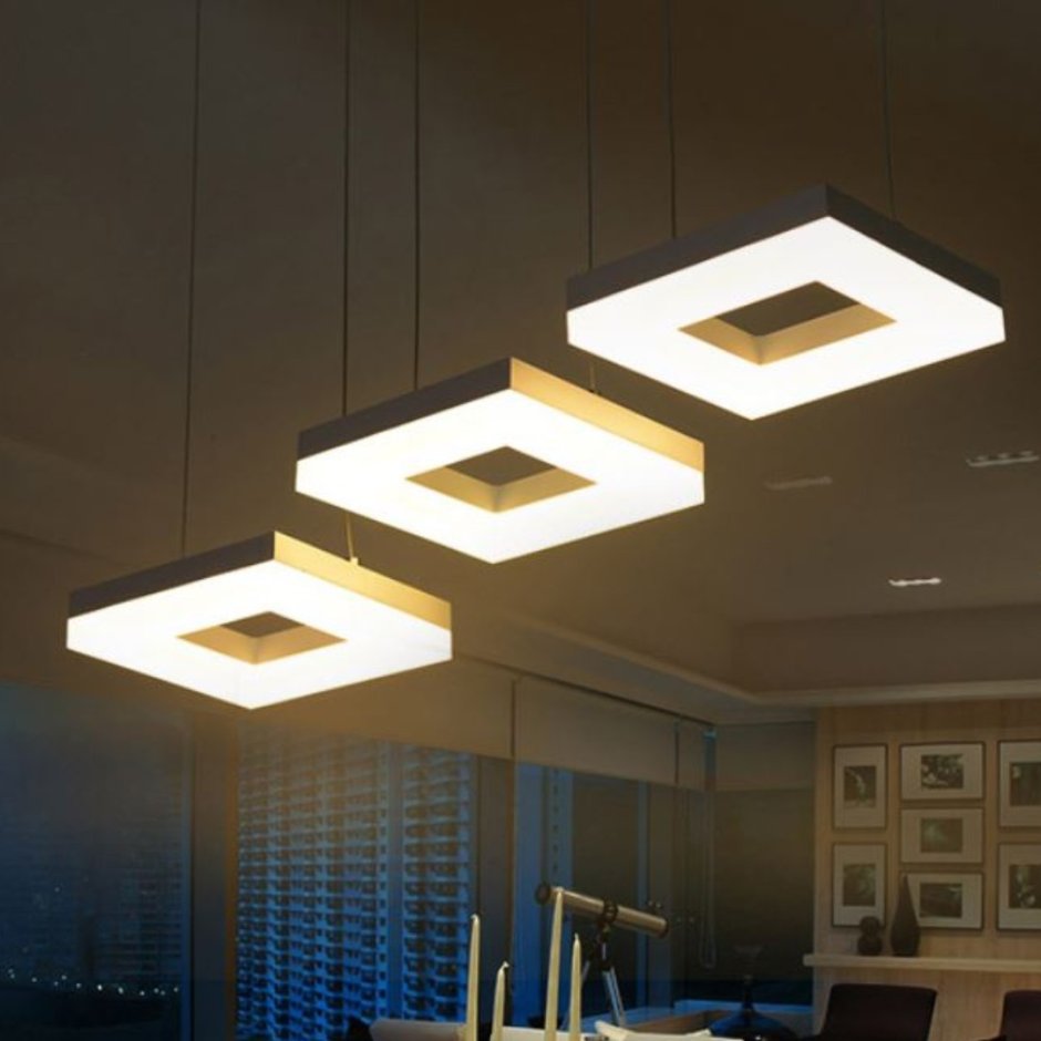 Современный светильник на потолок
