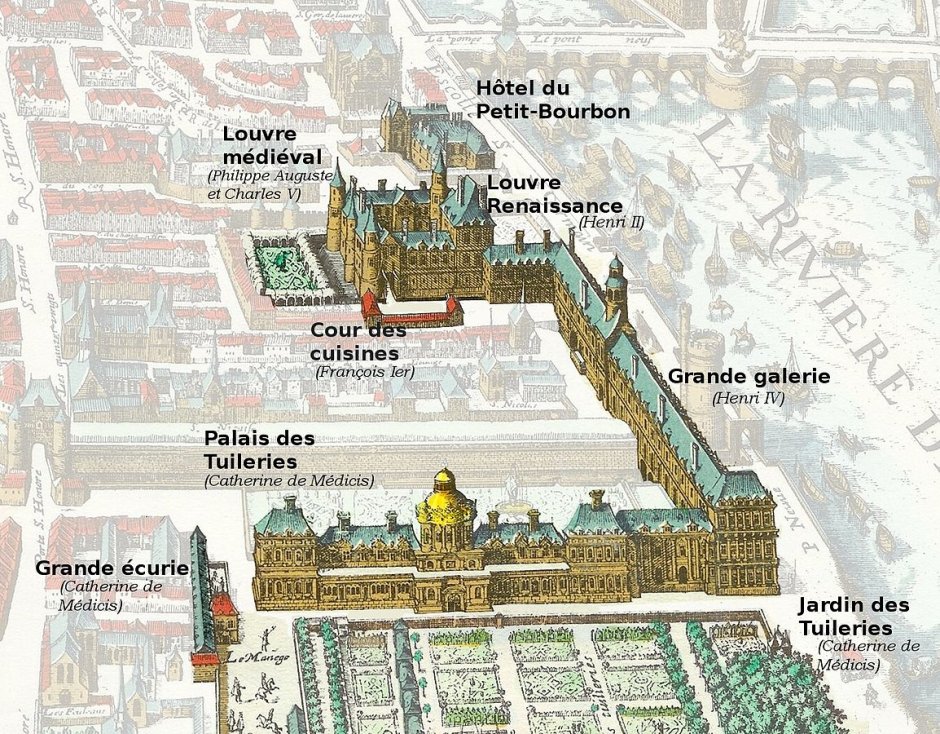 Дворец Тюильри площадь согласия