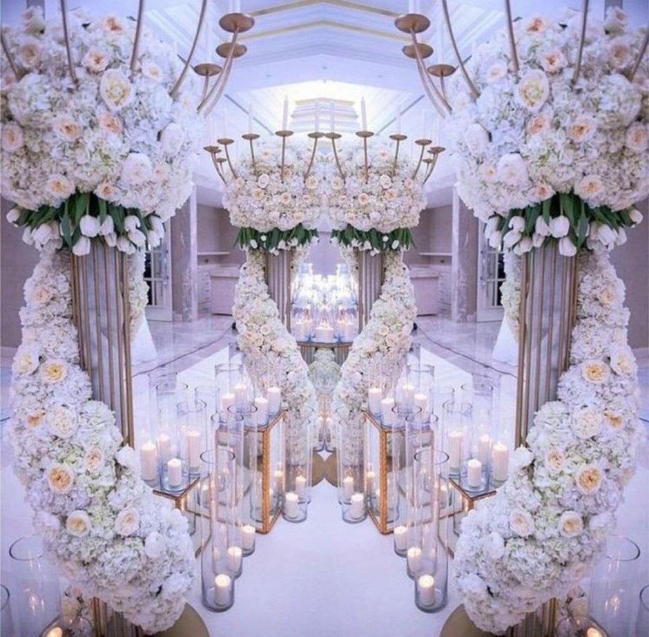 Роскошный свадебный декор