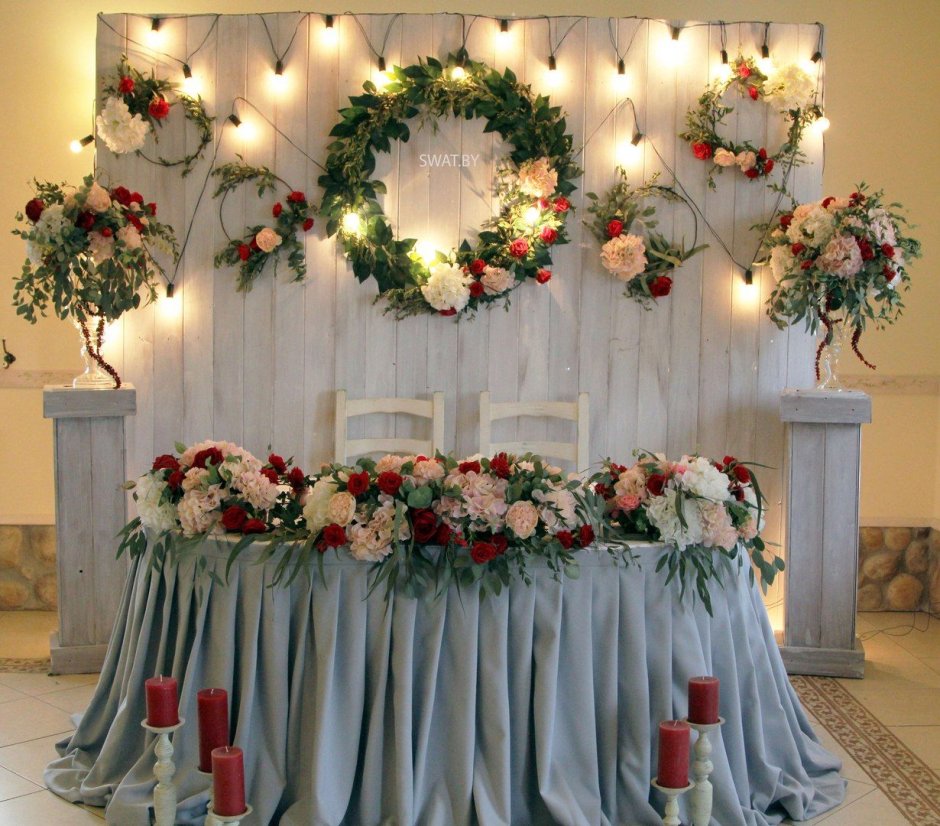 Декорации на свадьбу