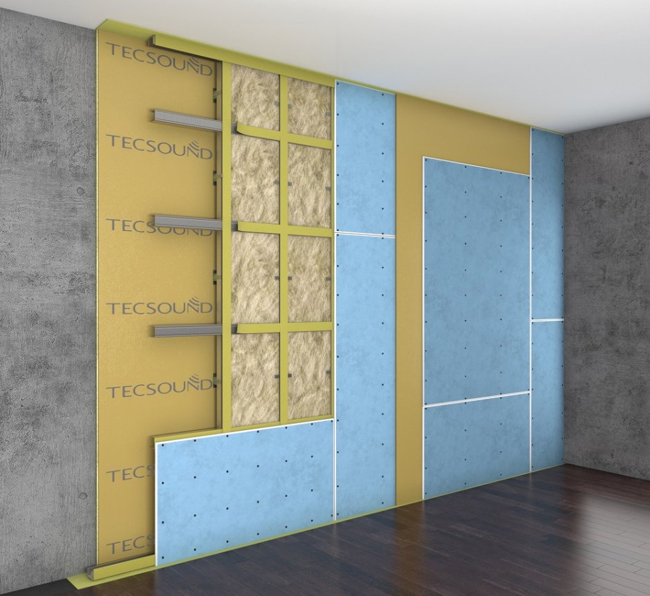 Звукоизолирующие панели ЗИПС модуль-83мм