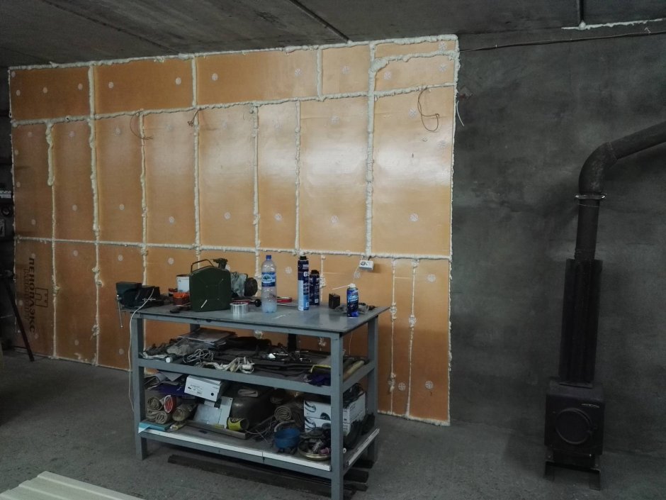 Армирование стен гаража изнутри