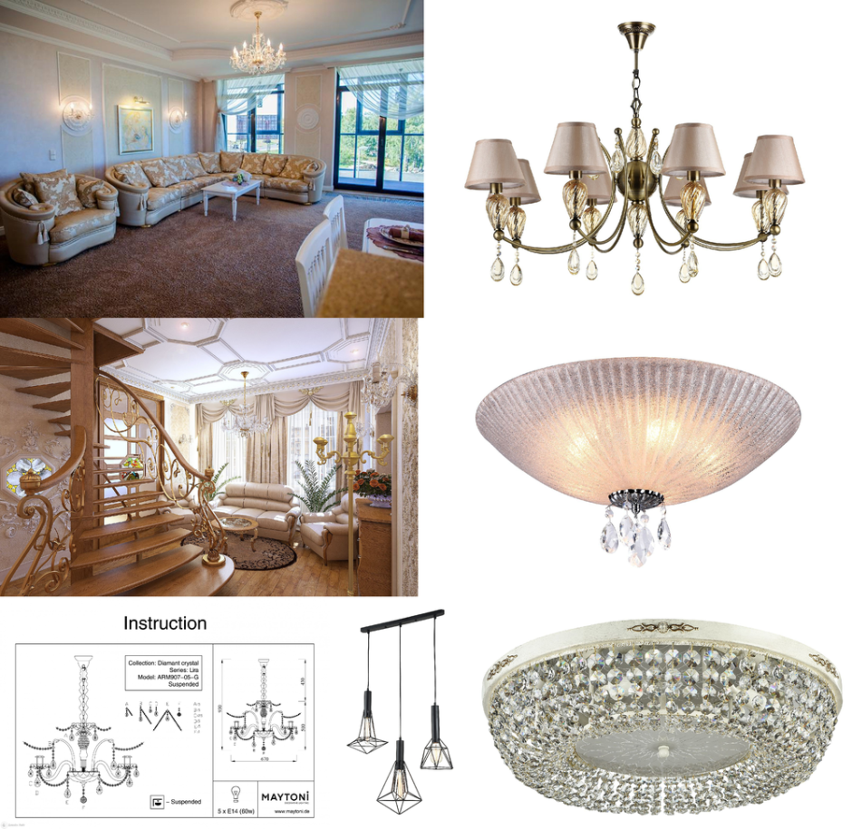 Светильник Maytoni mod017cl-l70n Chain