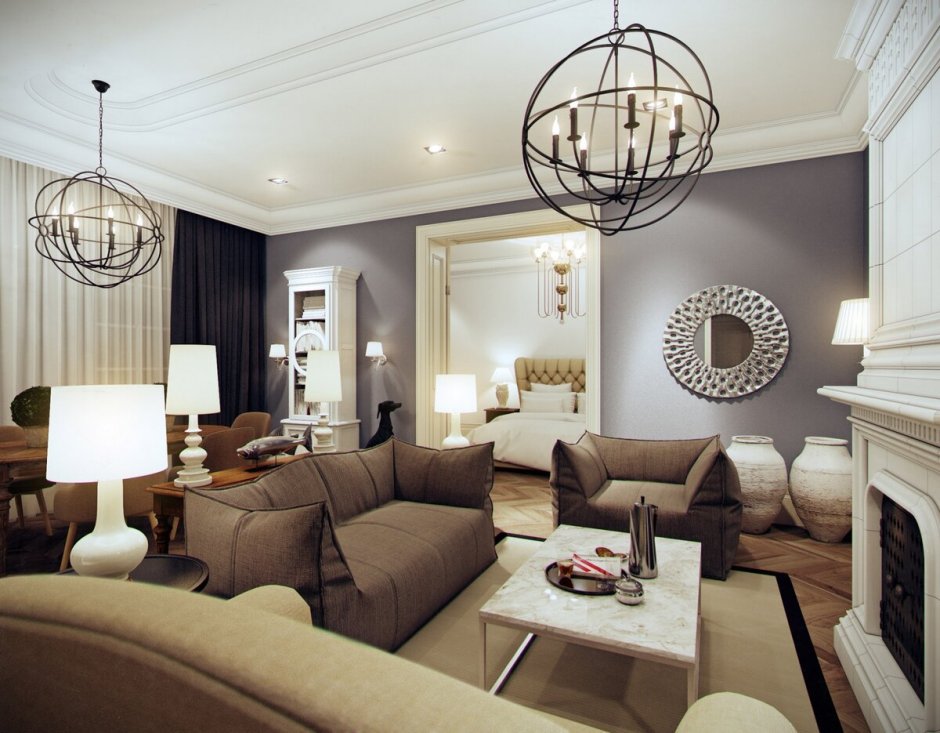 Подвесная люстра Maytoni contrast arm220-07-w