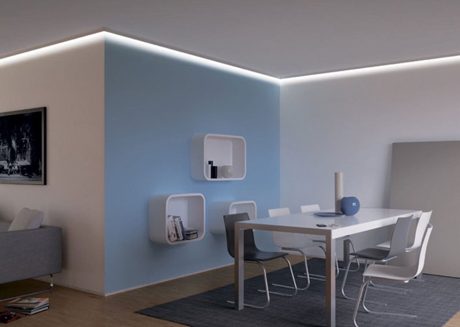 Европласт закарнизная подсветка