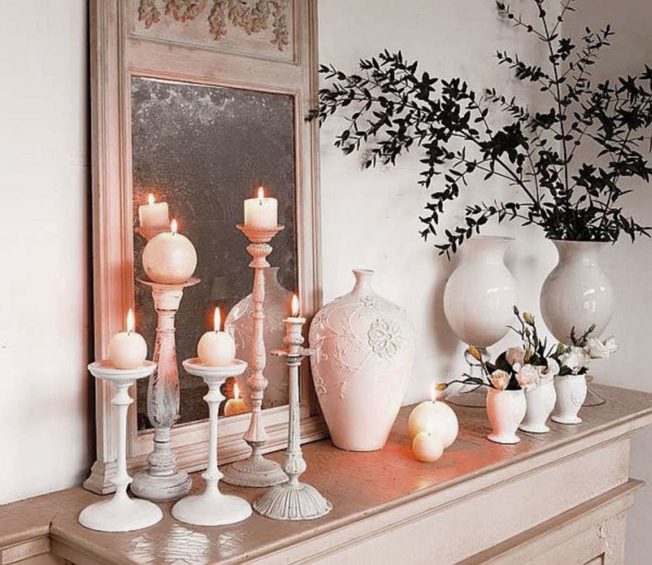 Свечи в декоре интерьера