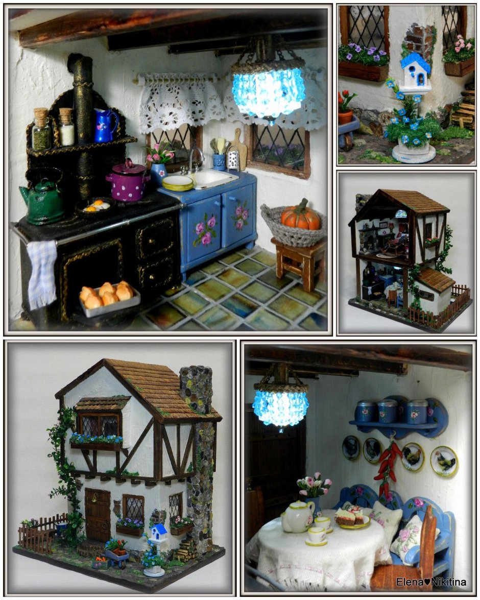 Кухня для кукольного домика