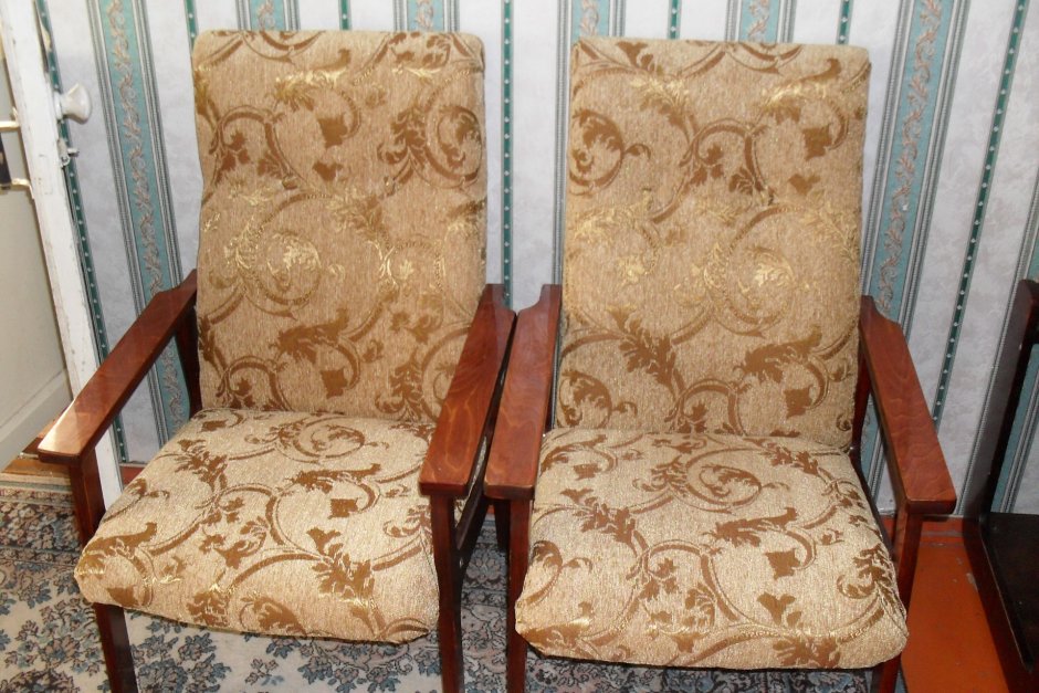 Старое кресло переделка