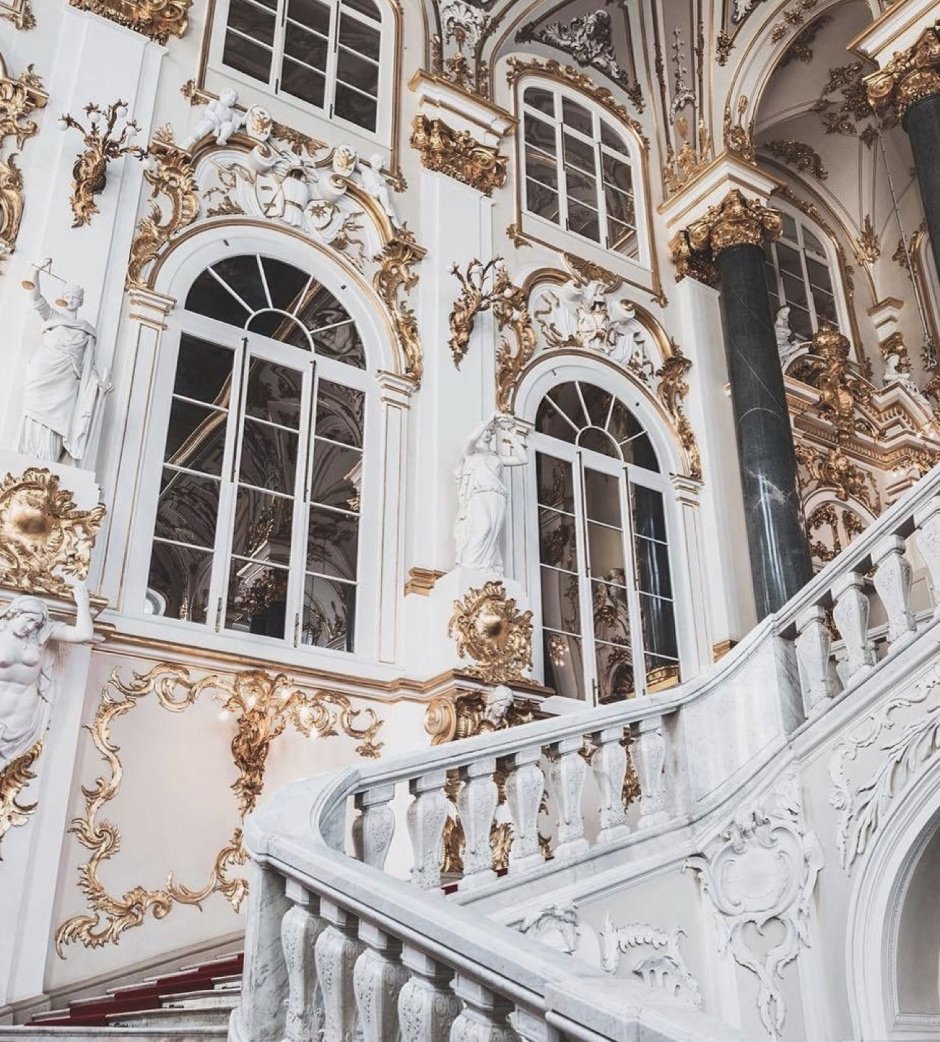 Интерьер в стиле рококо Германия 18 век