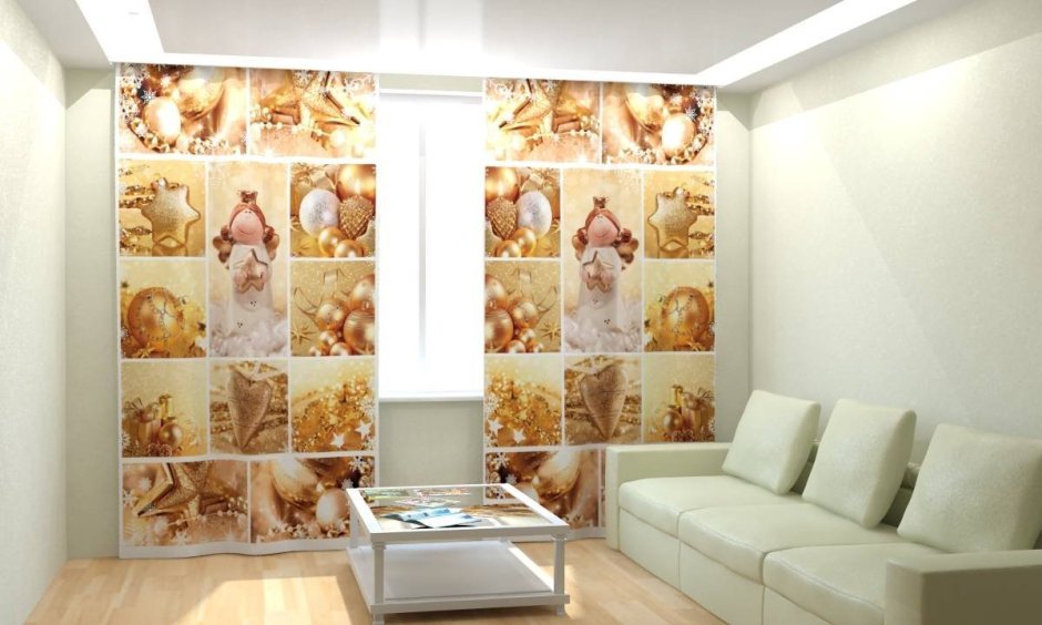 Фотошторы Цветочная арка