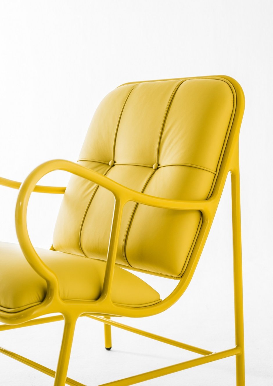 Кресло Клеон Velvet Yellow
