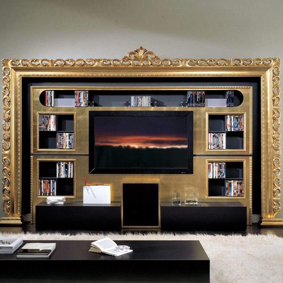 Стенка для гостиной Vismara the Wall Home Cinema Baroque