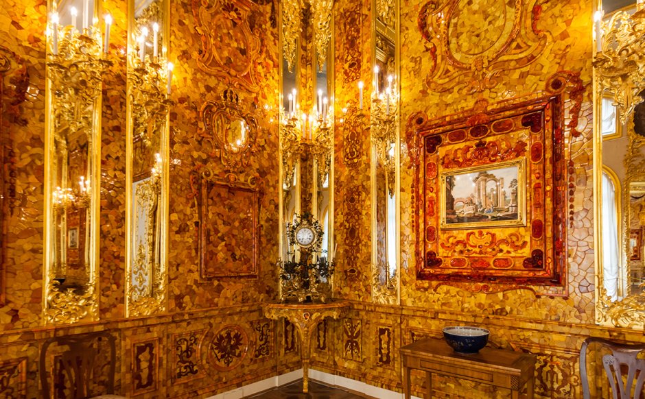 Флорентийская мозаика янтарной комнаты