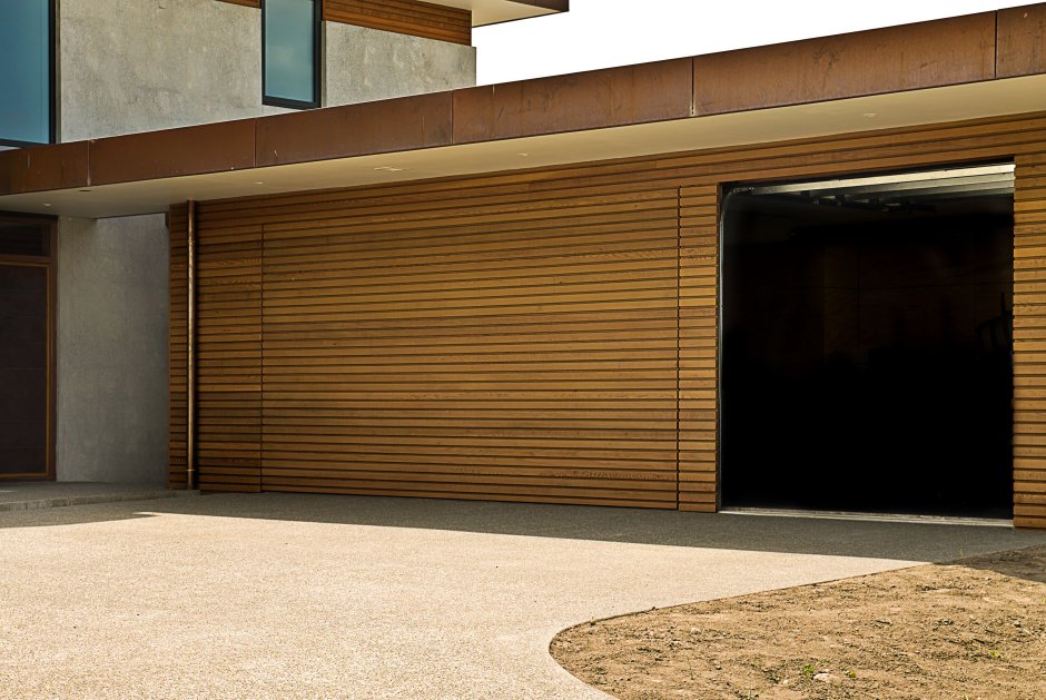 Дизайнерский гараж отделка снаружи