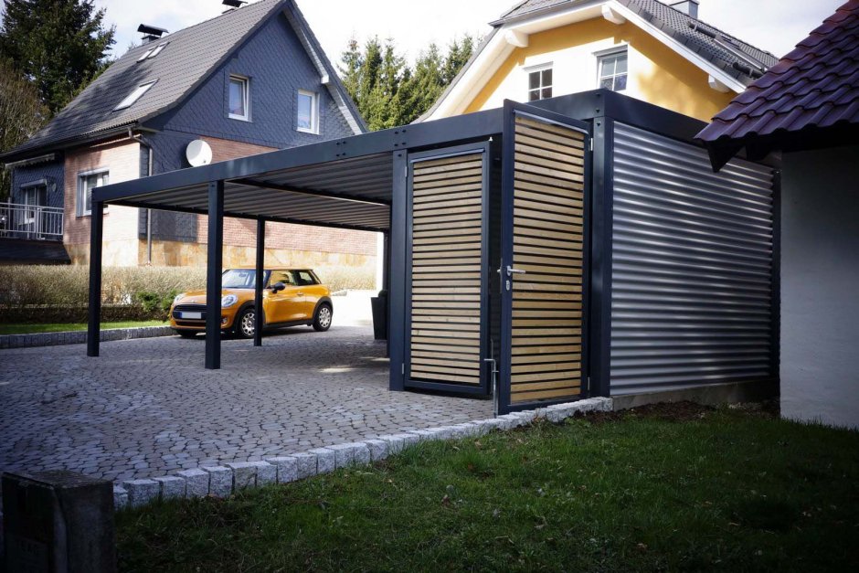 Carport aus Metall