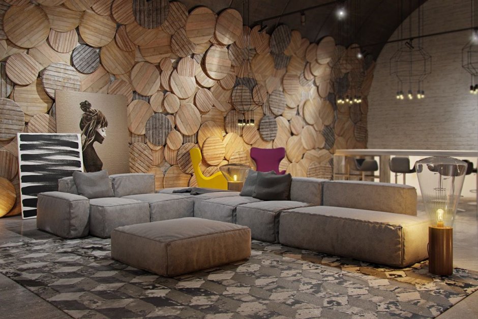 Деревянный декор в интерьере