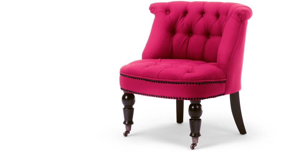 Розово красное кресло