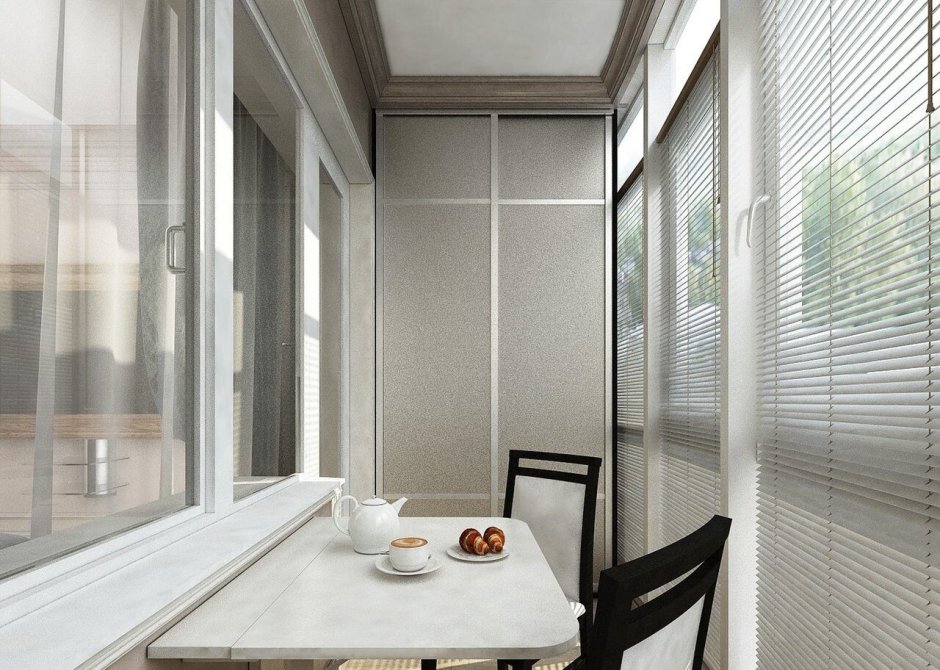 Подвесное кресло на балконе