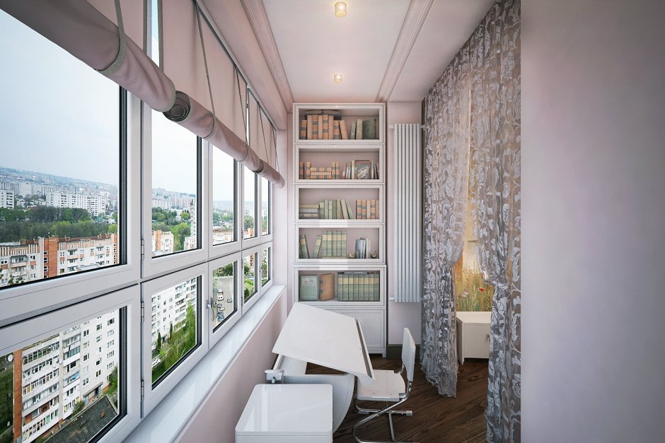 Зеркальная тонировка окон в квартире светлая