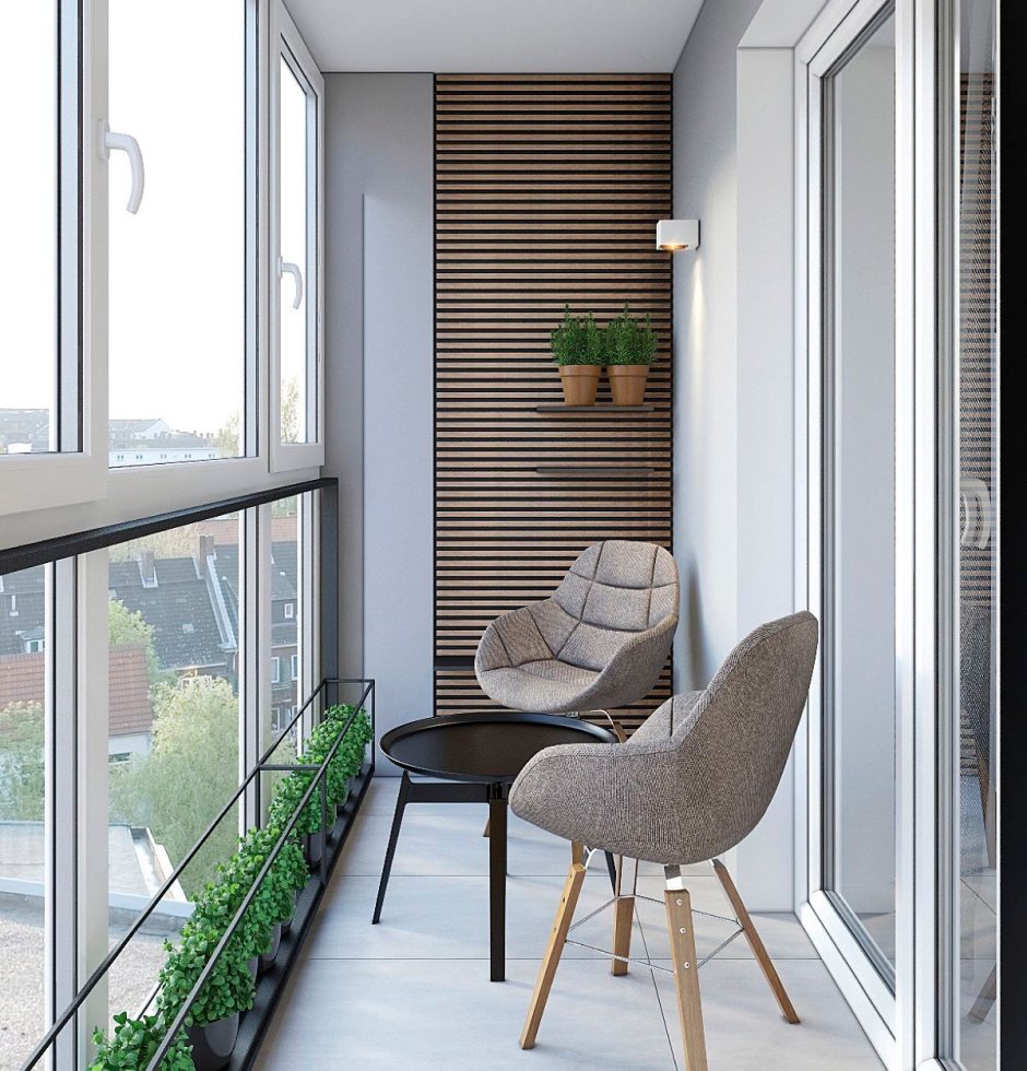 Интерьер лоджии