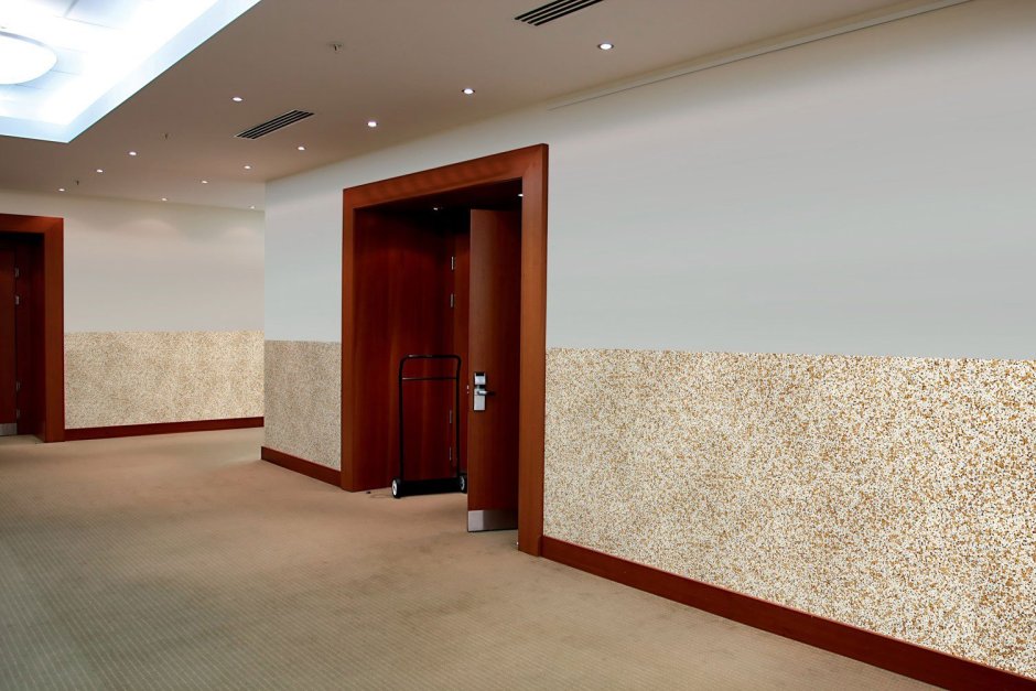 Отделка стен байрамиксом